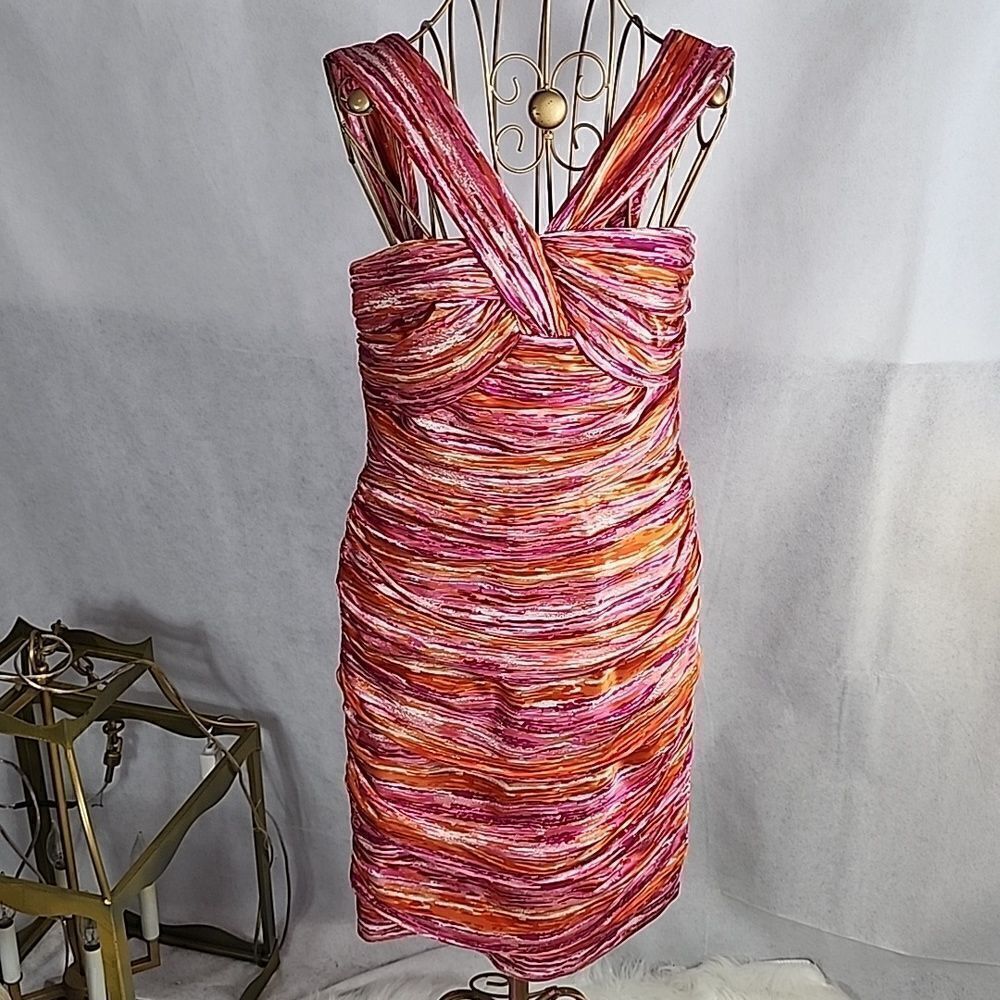 Carmen Marc Valvo Dress Size 6 100% Silk